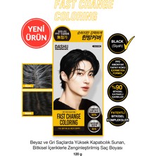 Beyaz ve Gri Saçlara Yüksek Kapatıcı Saç Boyası Dashu Color Fast Change Coloring (Black)