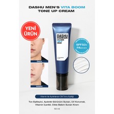 Uv Koruma ve Aydınlık Görünüm Sunan Krem Dashu Mens Vita Boom Tone Up Cream SPF50+ Pa++++
