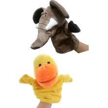 Ofisinn El Kuklası Hayvan Figürlü Ördek-Fil