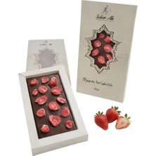 Şeker Ali Sütlü Çilek Kırıklı Belçika Çikolatası Tablet 100g e