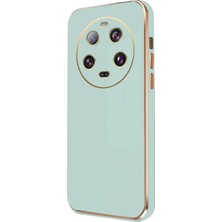 Eco Port Xiaomi Mi 14 Ultra Kılıf Volet Silikon - Açık Yeşil