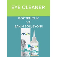 Clovit Kedi Kulak ve Göz Temizleme Bakım Seti 2’li