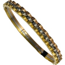 Yush Aksesuar 3 Renkli Çelik Kelepçe Bileklik