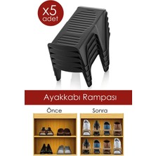 Pazarika 5'li Tekli Ayakkabı Rampası