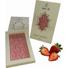 Şeker Ali Çilekli Belçika Çikolatası Tablet 100g e