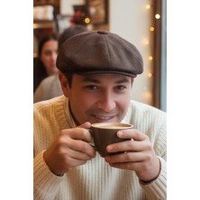 Takı Dükkanı Erkek Kasket Peaky Blinders Driver Kaşmir Şapka Bere Fötr CP224U