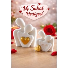 Strata Craft 3D Sevgililer Günü Özel - Kalpli Aşk Heykeli-Dekoratif 3D Tasarım