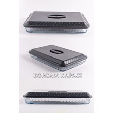 Dikdörtgen Borcam Kapak – Bpa’sız, Gri ve Taşımaya Uygun