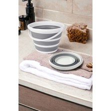 Vera Bath Katlanır Su Kovası Kulplu 12 Lt