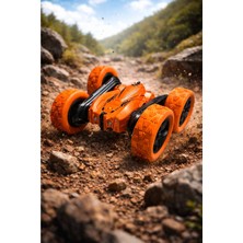 Seher Uzaktan Kumandalı Takla Atan Araba 360 Derece Döner Full Fonksiyonlu Araba Mavi