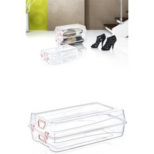 Pazarika Lüx Madame Ayakkabı Kutusu Şeffaf Klipsli 5'li