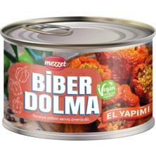 Mezzet Kuru Biber Dolması 350 G - Salçalı Vegan Anne Usulü Katkısız Hazır Yemek