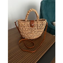 Venustar El Örgüsü Hasır Çanta