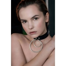 MOTTO10 Butik Iki Halkalı Fantezi Deri Tasma - APFT264