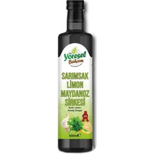 Yöresel Bahçem Sarımsak Limon Maydanoz Sirkesi Doğal Fermantasyon 500 ml