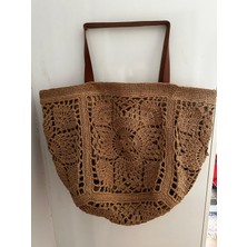 Venustar El Örgüsü Hasır Çanta