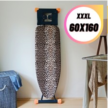 Asev Home Ütü Masası Kılıfı Keçeli Ipli Stoperli Battal Boy 60X160 cm