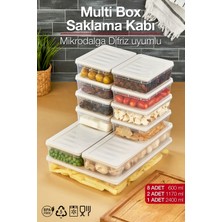 Pazarika Box 11 Parça 3 Farklı Boy Saklama Kabı Seti - Dondurucu & Mikrodalga Uyumlu