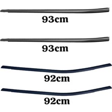 Ns Nilser Auto Parts Nissan Qashqai Cam Sıyırıcı Fitil Set  Nikelajlı 2014-2019