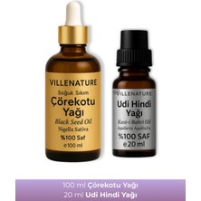 Villenature 2'li Set Çörekotu Yağı 100 ml & Udi Hindi Yağı 20 ml