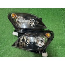 Ns Nilser Auto Parts Opel Astra H Sağ Sol Füme Siyah Zemin Far 2004-2014 Depo