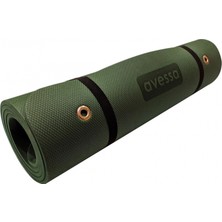 Supertrend 10 mm Outdoor Kamp Matı Pilates Matı Haki Yeşil