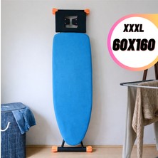 Asev Home Ütü Masası Kılıfı Keçeli Ipli Stoperli Battal Boy 60X160 cm Premium