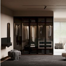 Enza Home Odena 2 Kapaklı Gardrop - Çekmeceli Modül