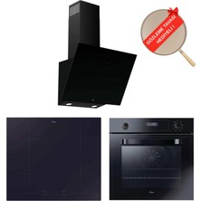 Hoover 3'lü Magiccam Ankastre Set (Fırın + Elektrikli Ocak + Davlumbaz) | Gözleme Tavası Hediyeli