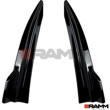 Ramm Bmw G20 M Sport Arka Tampon Bıçağı Sağ+Sol Abs Parlak Siyah