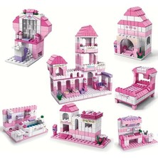 Hak-İş Oyuncak Kutulu 1000 Parça Villa Blok Set