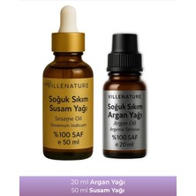 Villenature 2'li Set Susam Yağı 50 ml & Argan Yağı 20 ml