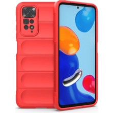 Magicool Xiaomi Redmi Note 11 Kılıf Optimum Silikon - Kırmızı