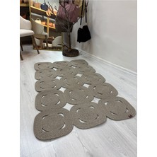 MaVaux Solena Jüt Hasır Dikdörtgen Şık Kilim Halı Paspas Yolluk Evinizi Şımartın Tarzınızı Yansıtın