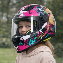 Ls2 Kıd Cyberg Mat Mor Çocuk Kask