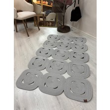 Solena Jüt Hasır Dikdörtgen Şık Kilim Halı Paspas Yolluk Evinizi Şımartın Tarzınızı Yansıtın