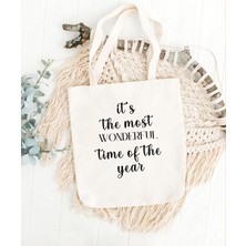 Giftora Bez Çanta It's The Most Wonderful Time Of The Year Yilbasi Hediyesi