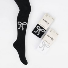 Ugly Duck Taş Detaylı Külotlu Çorap - Siyah