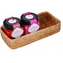 Baolgi Hasır Banyo Tepsisi Naturel 25x12x5 cm