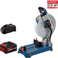 Bosch Gcd 18V-355 1x5,5 Ah Expert Akülü Kuru Kesim Elmaslı Profil Kesme