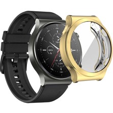 Maks Technology Huawei Watch Gt2 Pro Mkst Watch Gard 02 Ekran Koruyucu - Gold