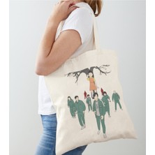 Giftora Squid Games Tasarımlı Ham Bez Omuz