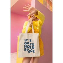 Giftora Hold Space Baskılı Bez Çanta