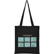 Giftora Van Gogh Almond Ham Siyah Bez Çanta