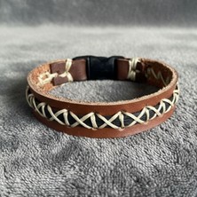 Uretti - Ali 7128 3600 El Yapımı Erkek Deri Bileklik