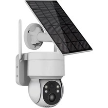 SiHako PM-26196 Solar Güneş Panelli Dış Mekan Wifi Kamera 4mp 1080P Icsee Uygulama Destekli