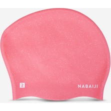 Decathlon Silikon Havuz Bonesi - Pembe - Uzun Saçlar - Standart Beden