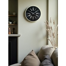 Tedaks 36 Cm Krem Modern Duvar Saati