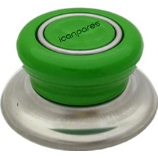 Akat Tencere Ile Uyumlu Kapak Tepesi Tava Sahan Kapağı Kulbu 1 Adet Yeşil