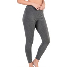 ByDon Pamuklu Penye Tayt Koyugri Günlük Esnek Yapılı Kumaş